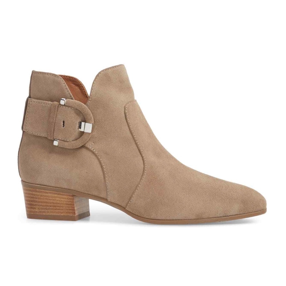 ✨NWT✨ AQUATALIA Fiamma Waterproof Suede Ankle Boot in Taupe Sz US 8.5M